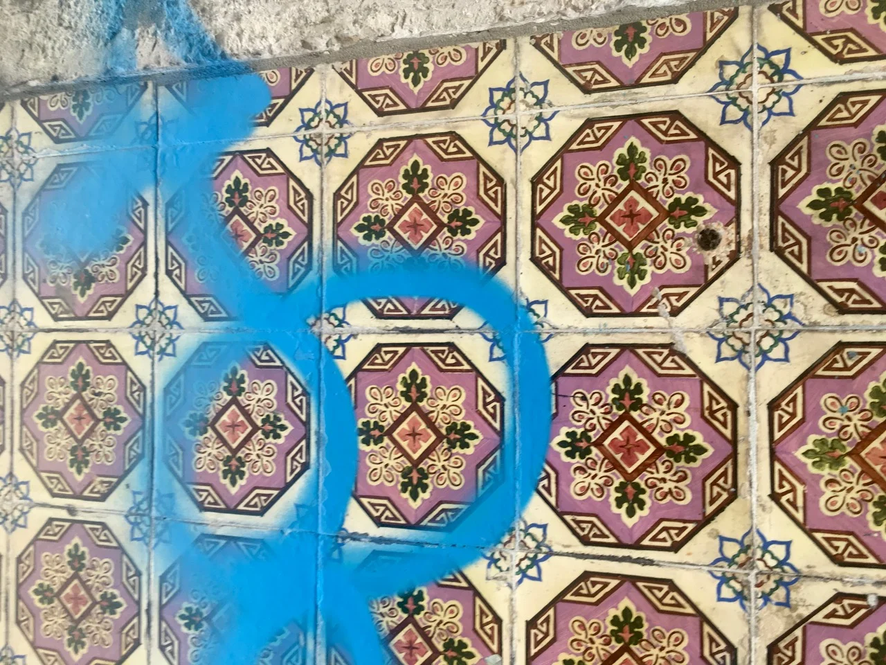 TILES, WITH A QUESTIONABLE ADDITION IN LISBON