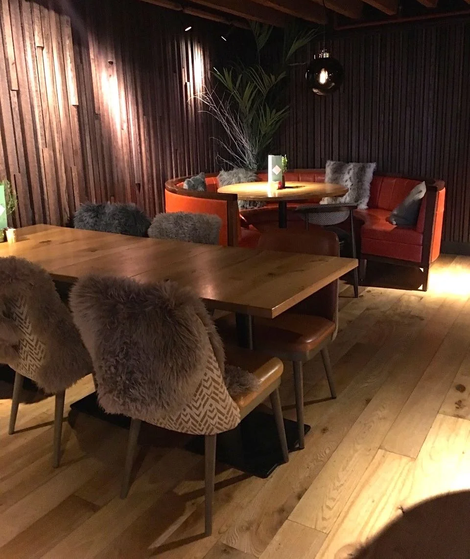 cosy furs and cushions for extra comfiness