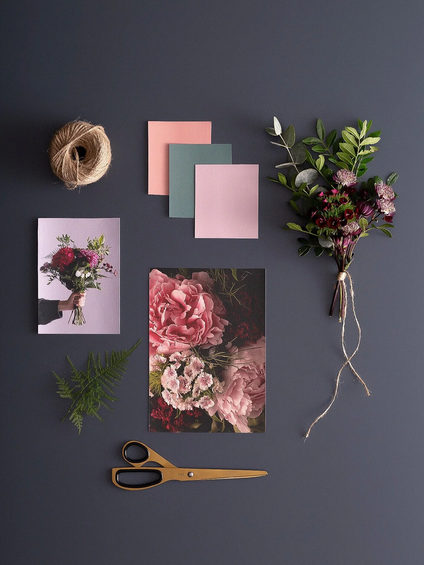 a mood board for the wallpaper series