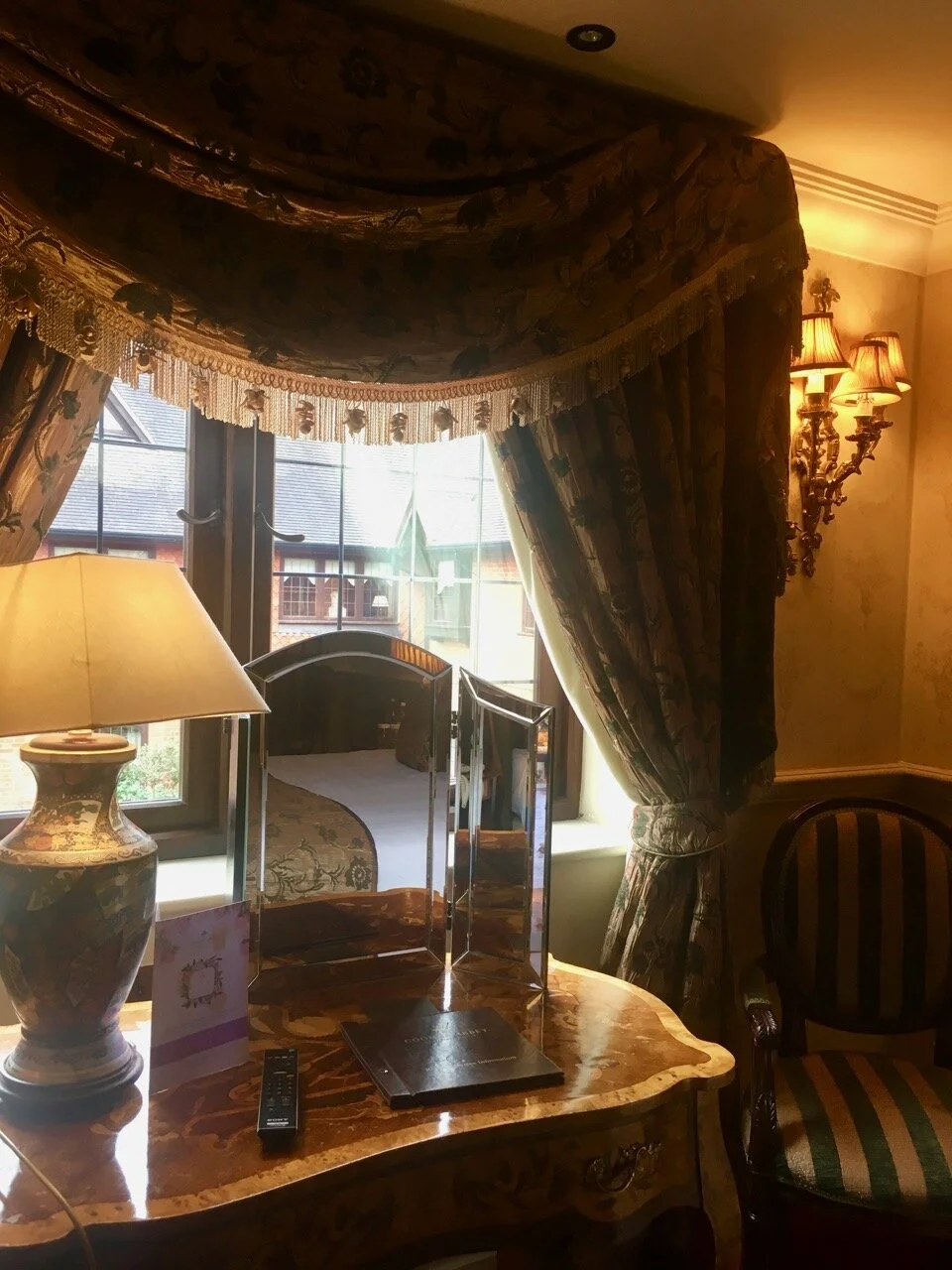 velvet drapes and a grand setting