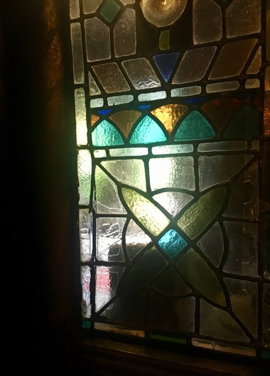 stained glass elsewhere in the hotel