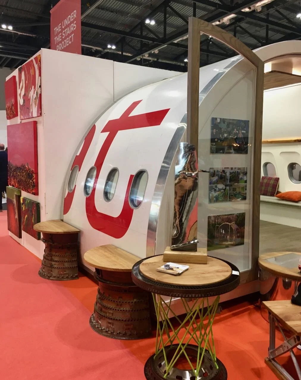 Yes it's part of an airplane at Grand Designs Live