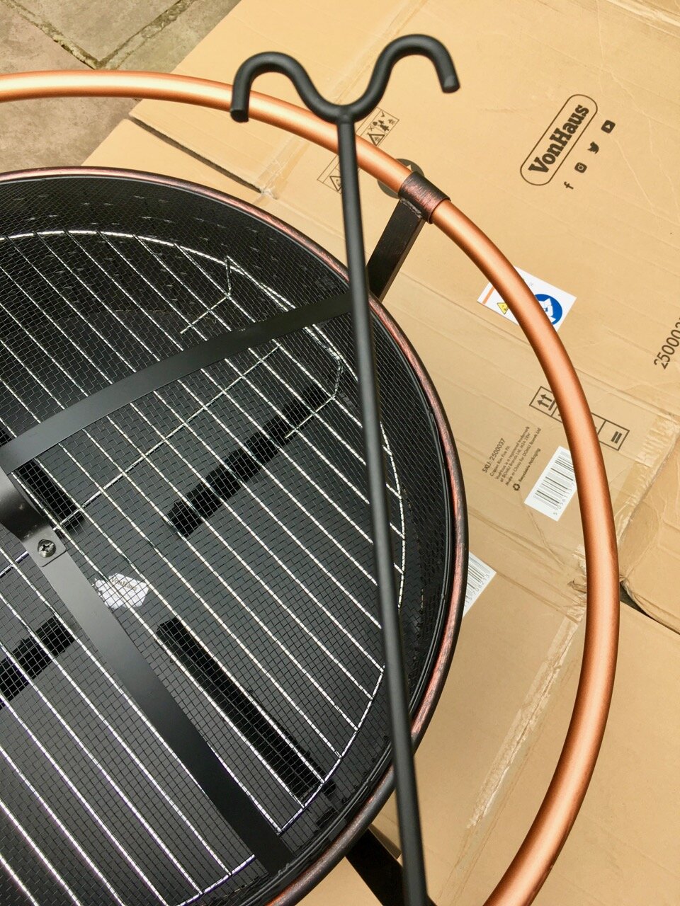MAY: ASSEMBLING OUR VON HAUS COPPER RIM FIRE PIT