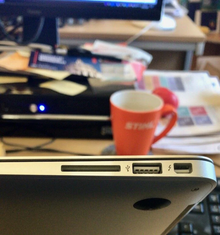 A messy desk a sign of a busy person