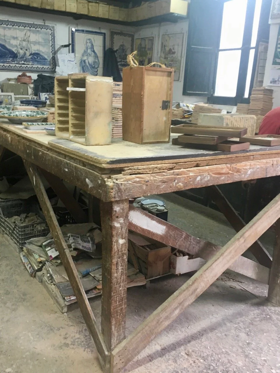 a craftsman's workplace