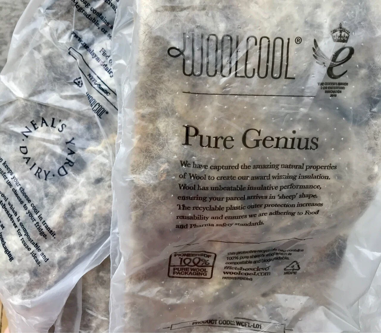 woolcool insulation packs