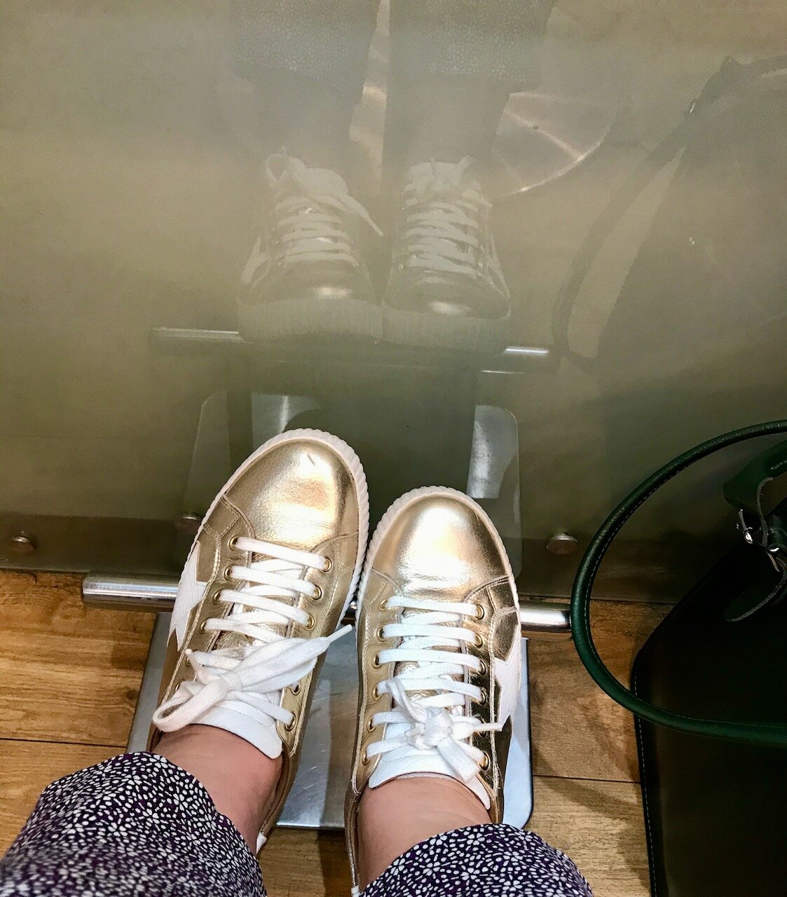 proper shoes on - the first time in a while