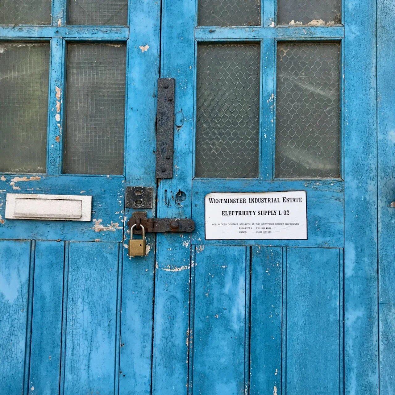 sign: westminster industrial estate