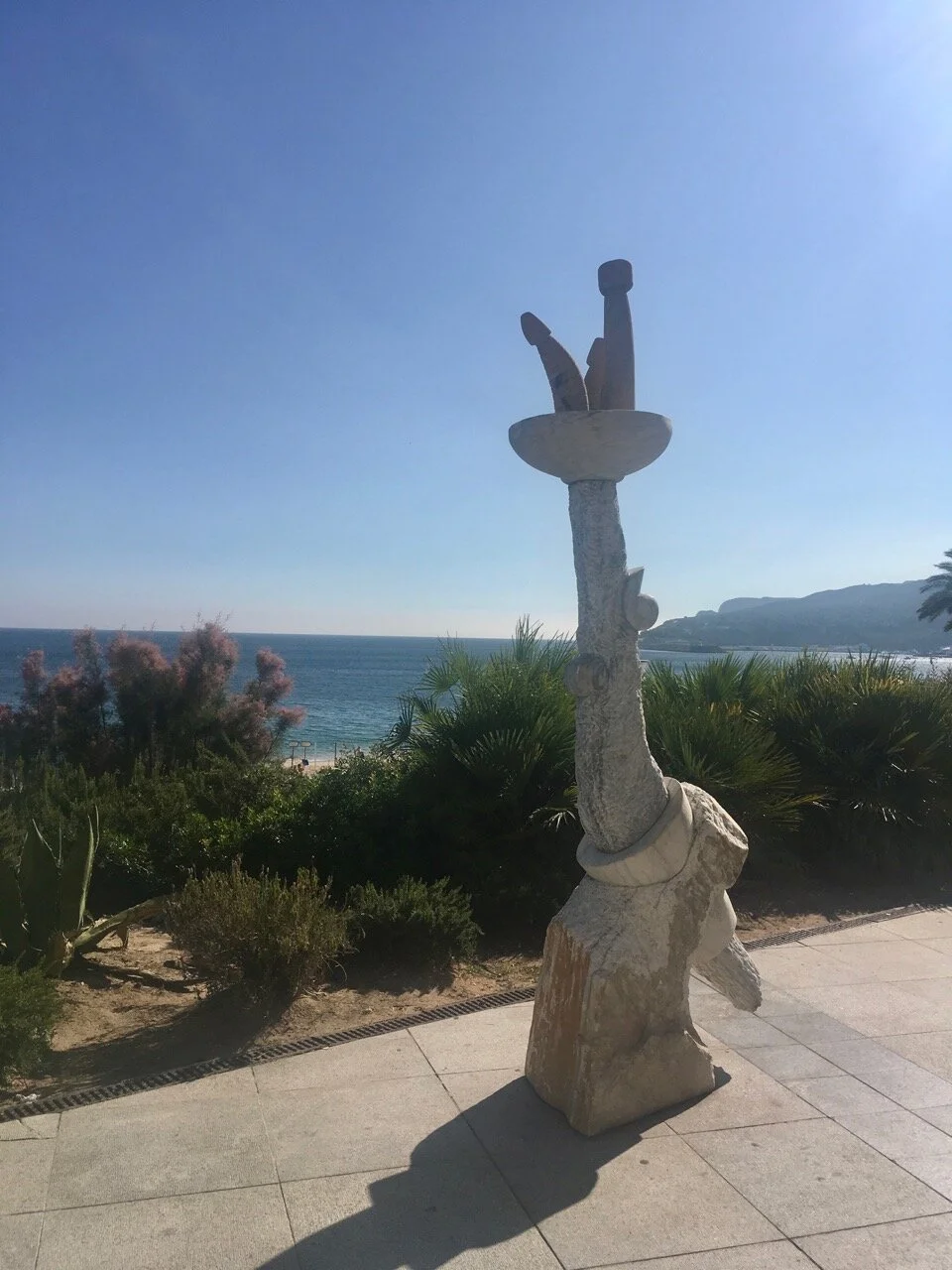 sculptures against the sky