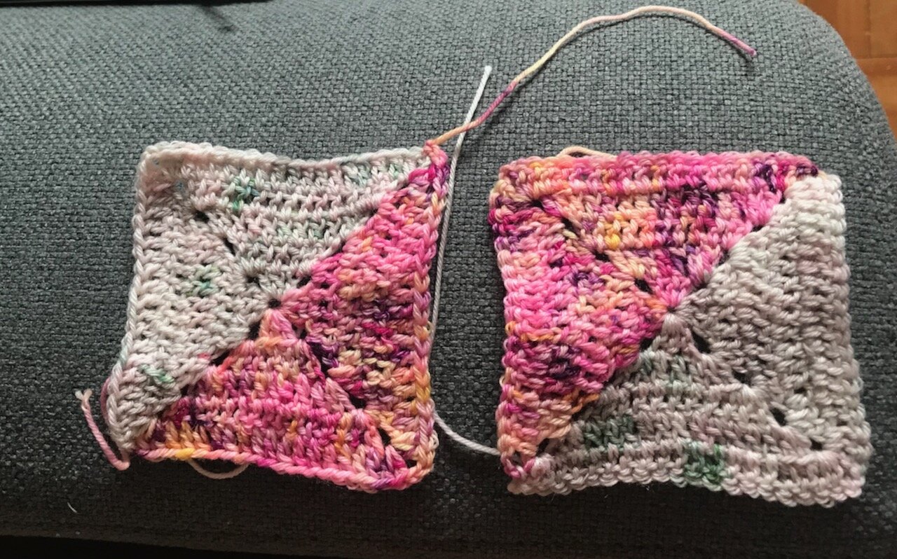 two half and half squares
