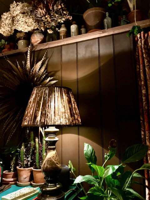 a table lamp