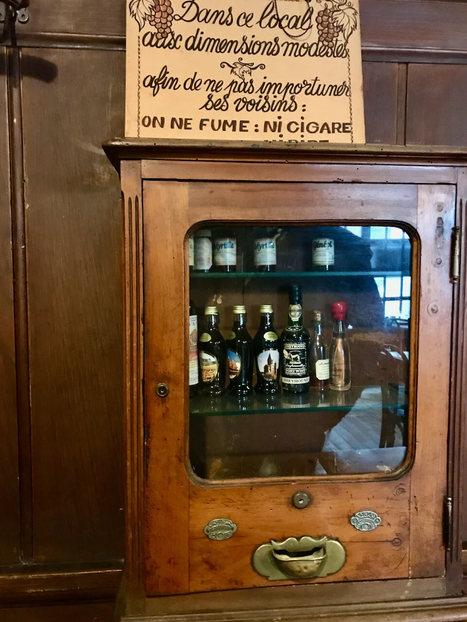 a converted vintage cigarette machine