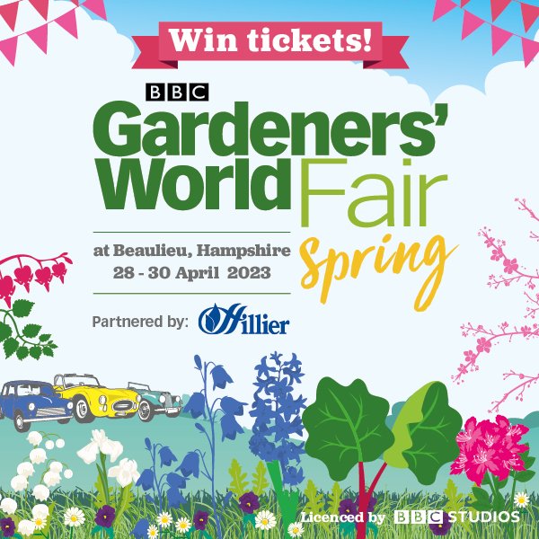 Win a pair of tickets to BBC Gardeners' World Spring Fair on Sunday 30 April