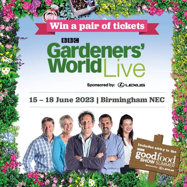 Win a pair of tickets to BBC Gardeners' World Live on Sunday 18 June