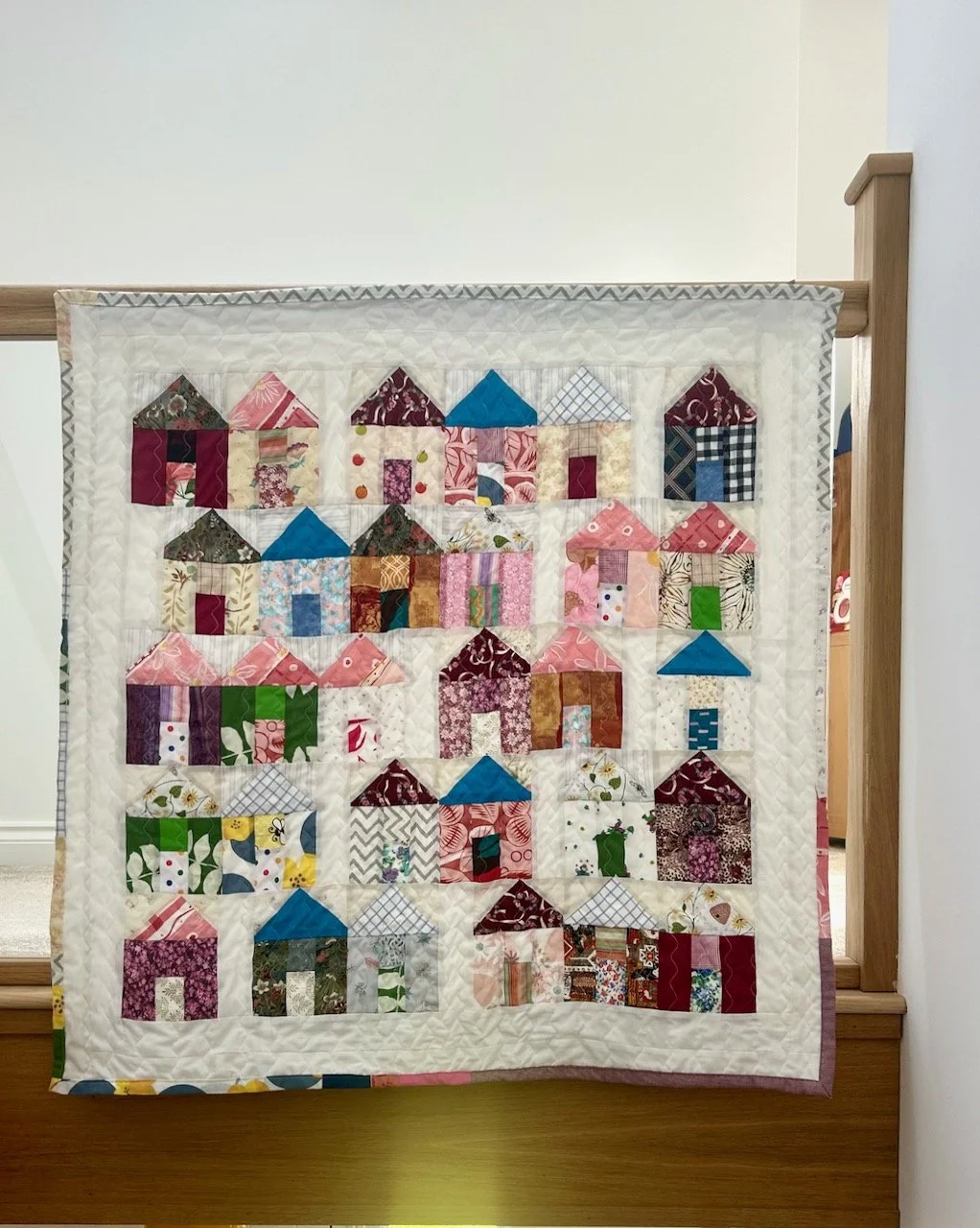My first village quilt