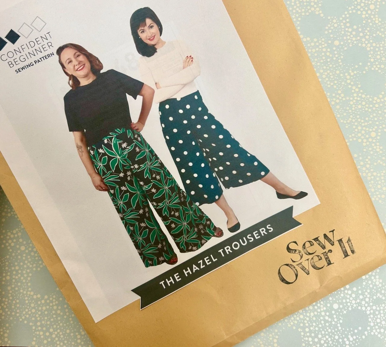 The hazel trousers pattern by sew over it