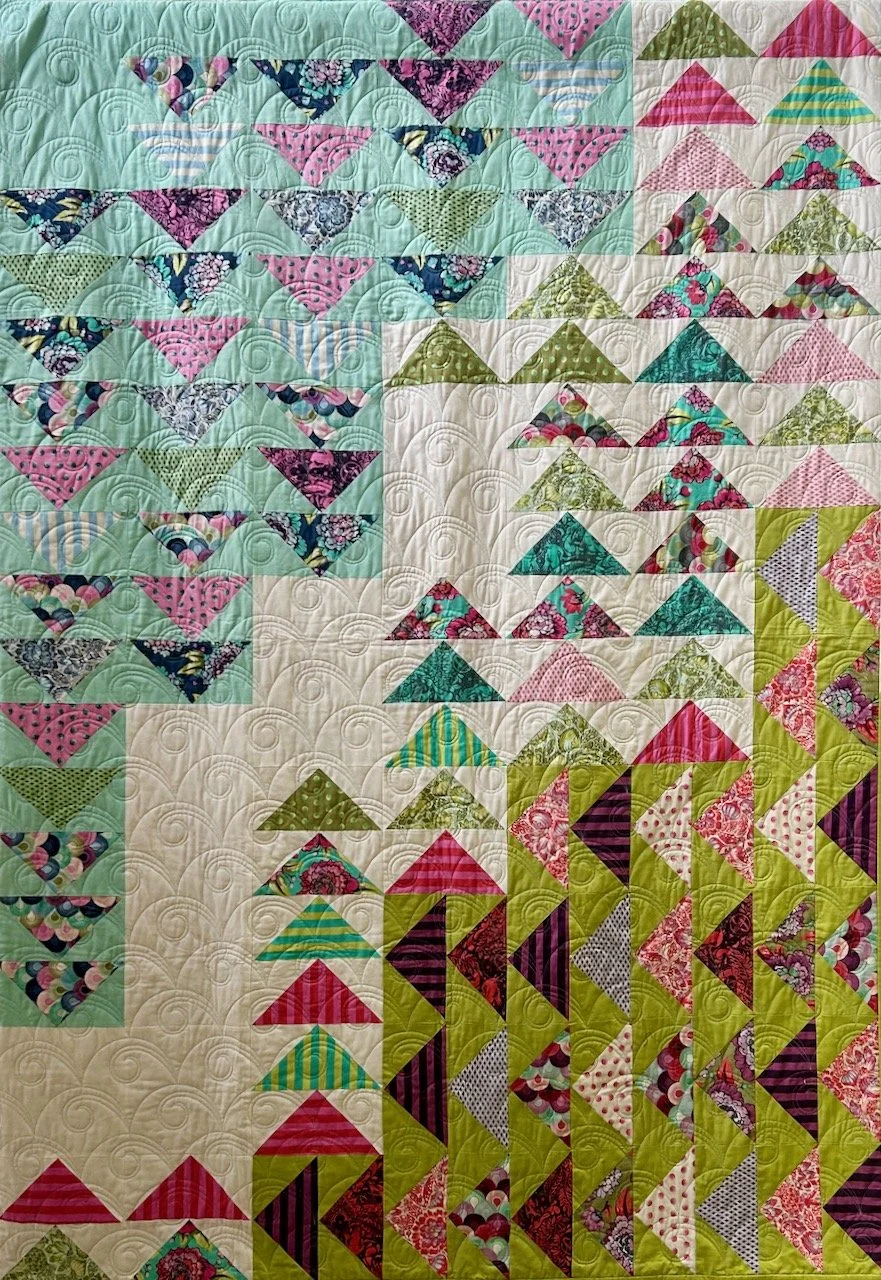 Misdirection Quilt by Lisa Leverton at the Newark Quilt Show 2025