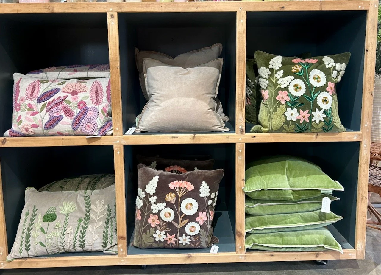 Just a small selection of the cushions available