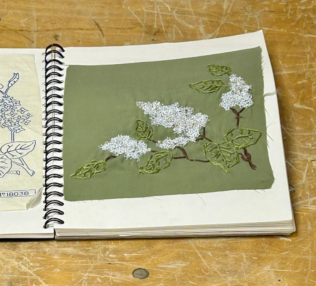 Inspired by Edna, embroidered birds by Kiara Johnson