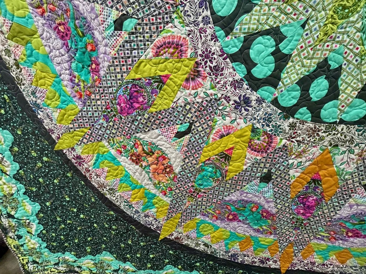 PART OF THE BIG BANG QUILT - 2024, LISA LEVERTON at the Newark Quilt Show 2025