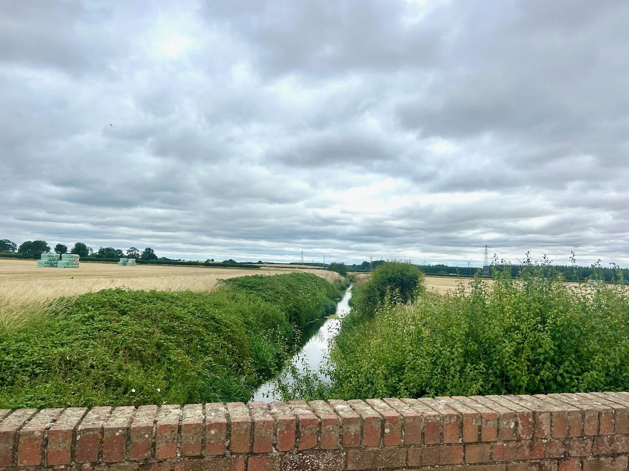 The view from the bridge on Moor Lane, July 2026