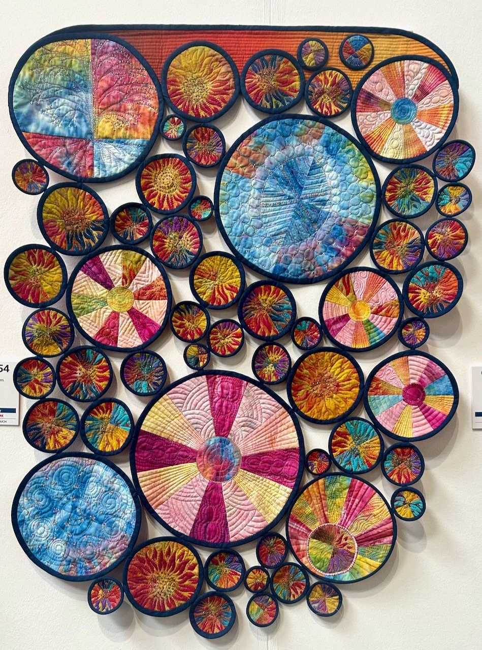 Circling back to the contemporary quilts