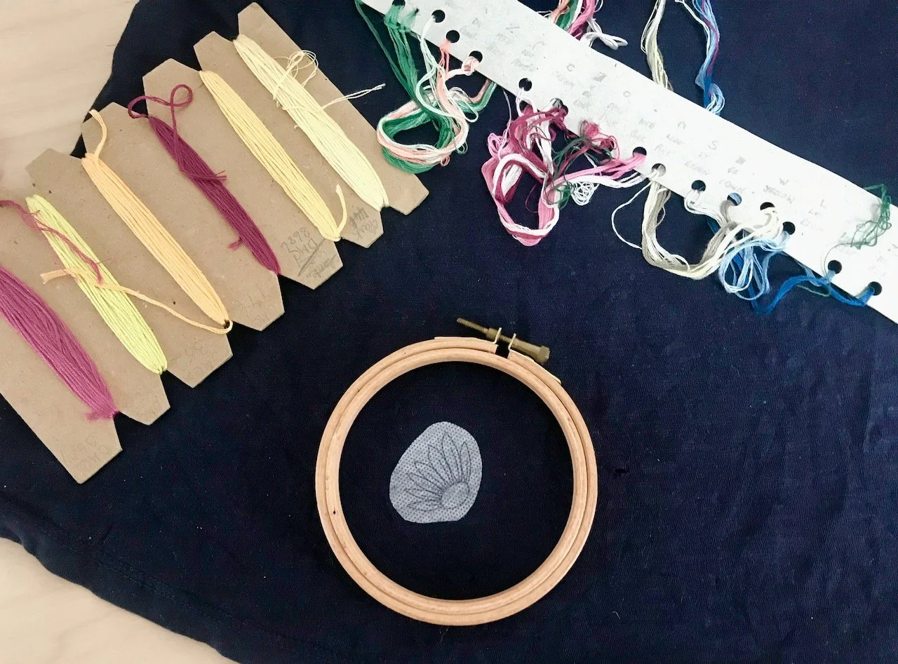 Deciding on a colour pallete of muted yellows and dusky pinks