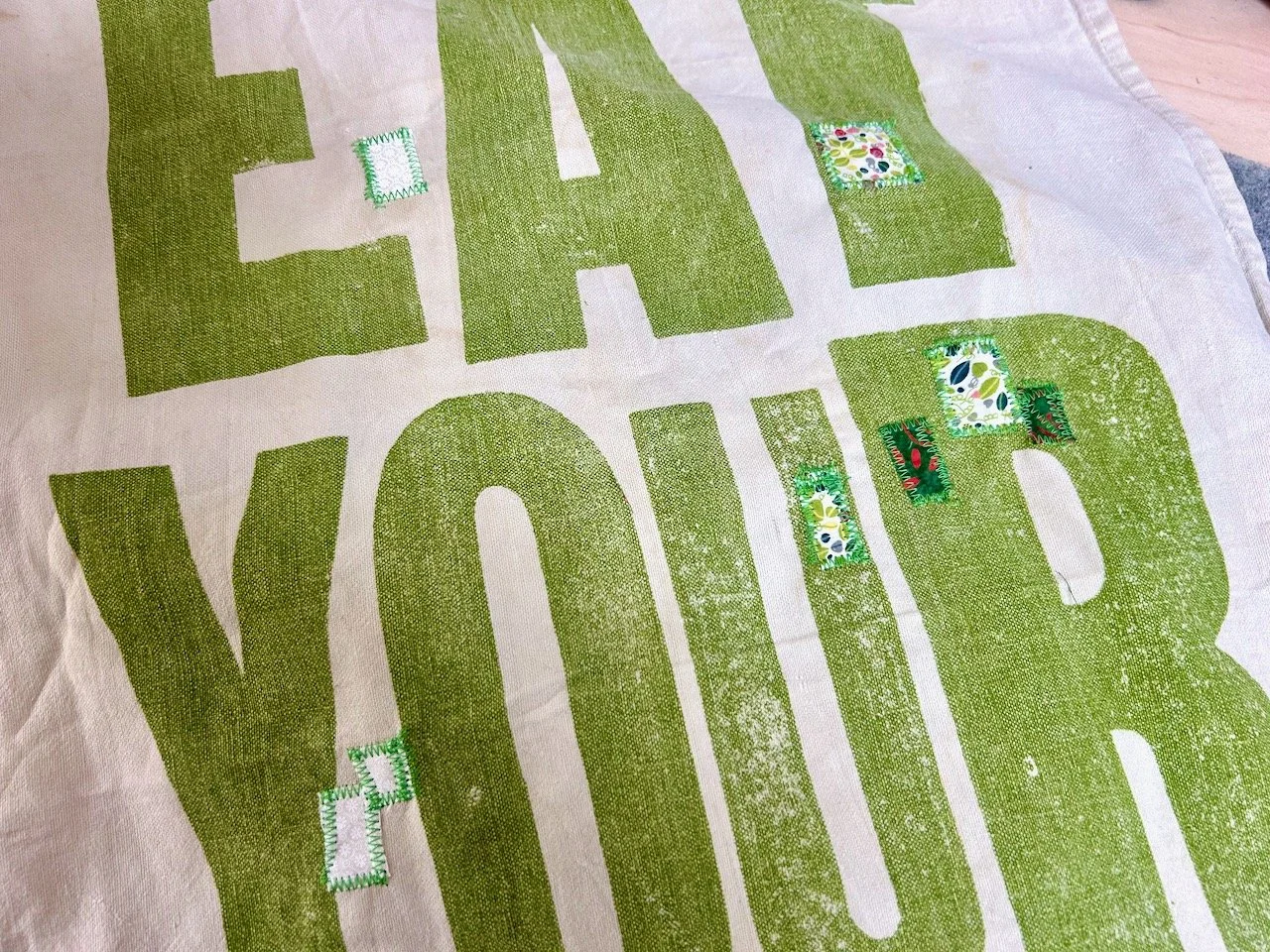 Patchwork 'play' with scraps