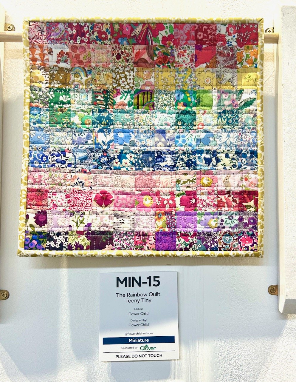 A quick look at miniature quilts