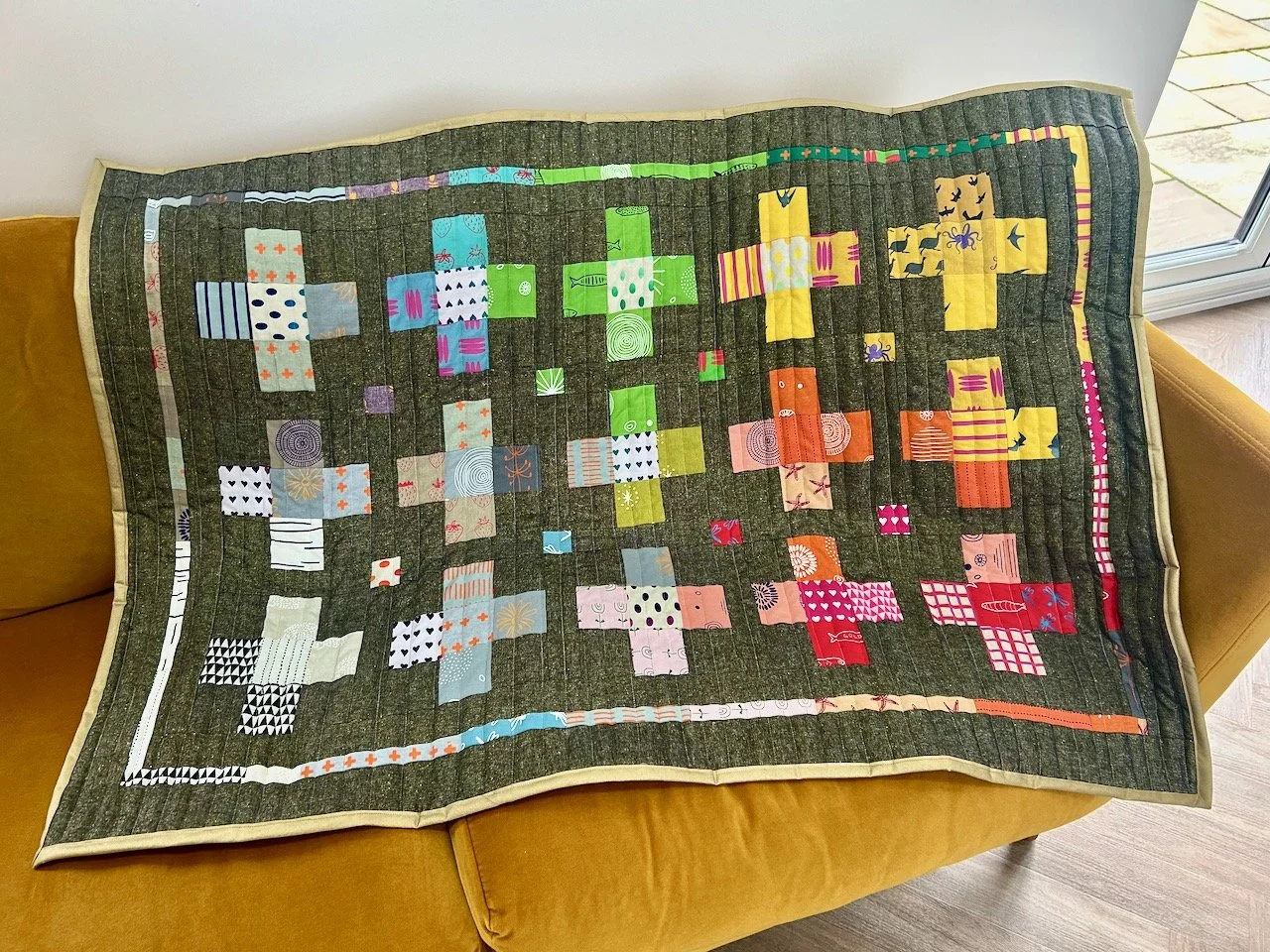 Essex Linen kisses, a colour wash picnic rug