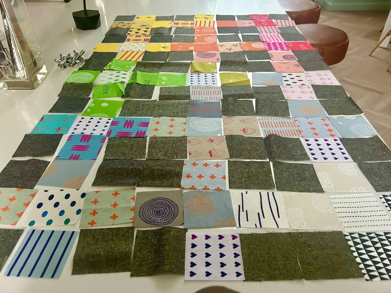 Testing the rainbow layout and colour progression