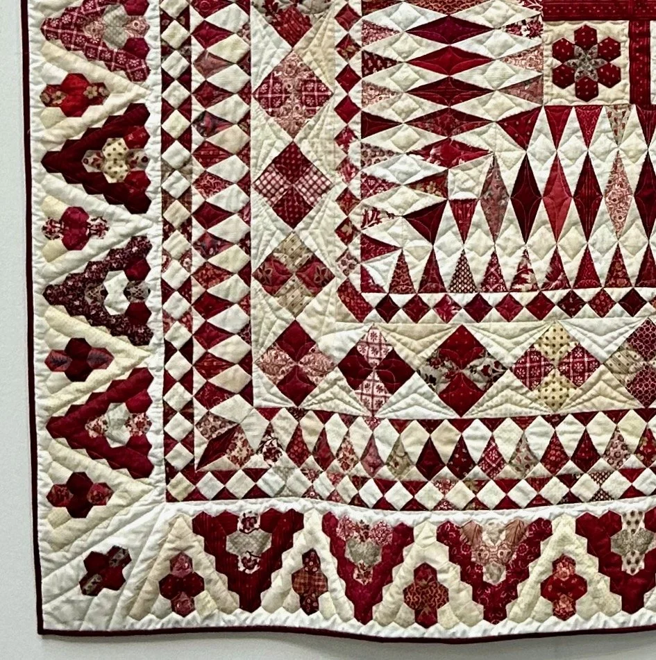 LADY IN RED (MRS BILLINGS), MEGAN ARNOLD - FESTIVAL OF QUILTS 2025