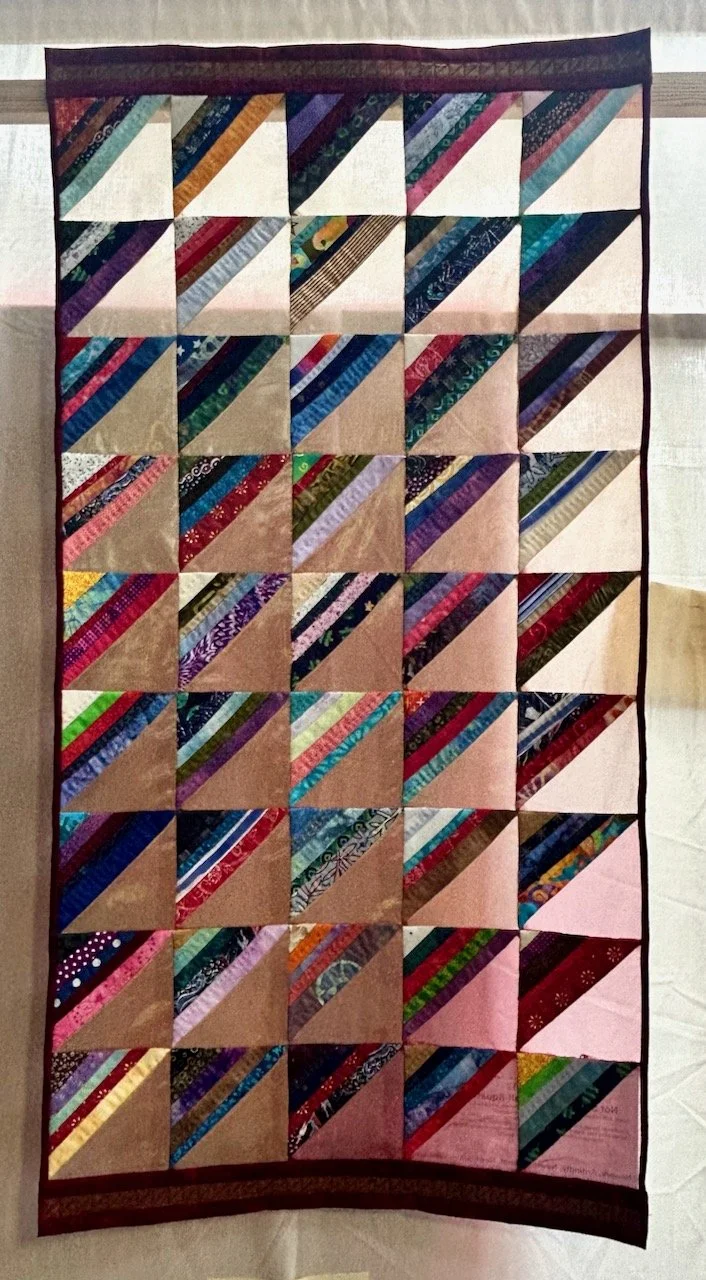 NOT SO TRADITIONAL HALF-SQUARE TRIANGLES BY PENNY KUROWSKI - NEWARK QUILT SHOW, JANUARY 2026