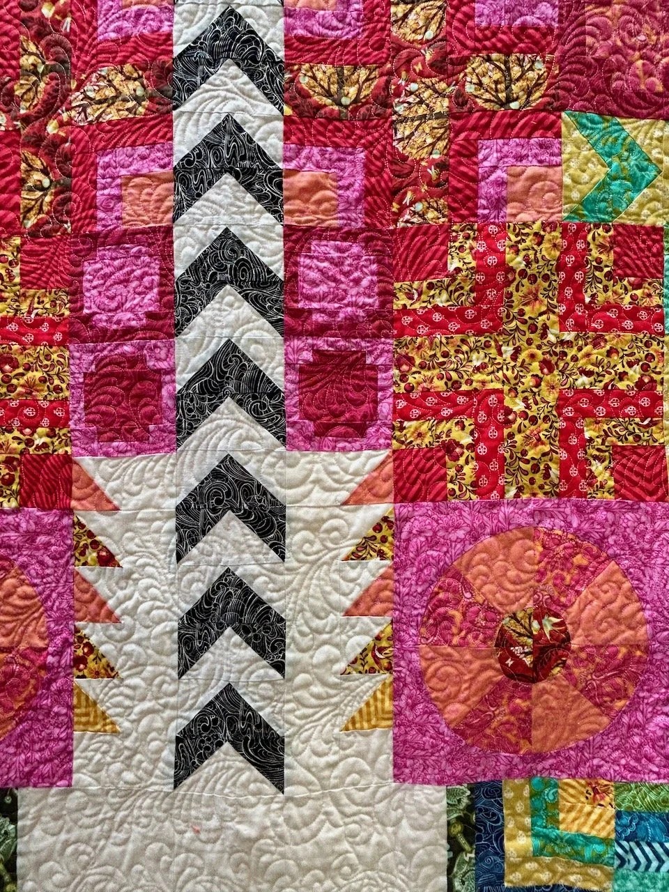 PART OF THE BUTTERFLY QUILT - 2022, LISA LIVERTON at the Newark Quilt Show 2025