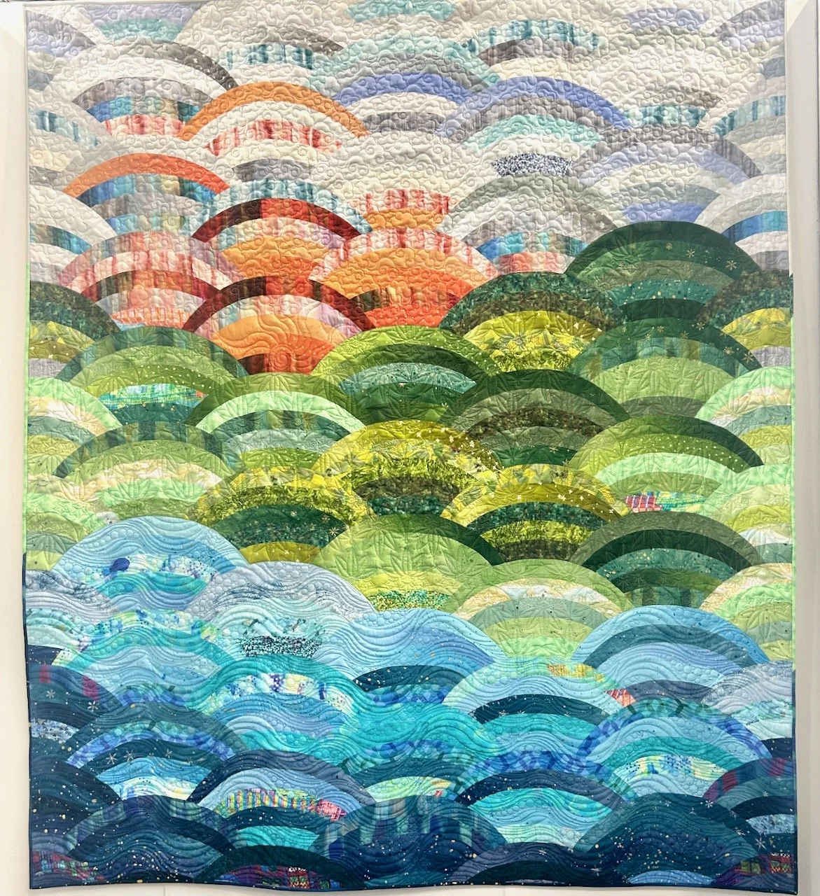 SUNSET AT ASHINOKO, SUET-FERN LEE - FESTIVAL OF QUILTS 2025