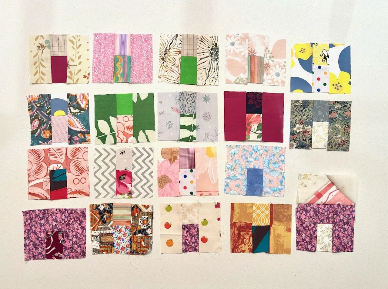 a stash of scrappy houses