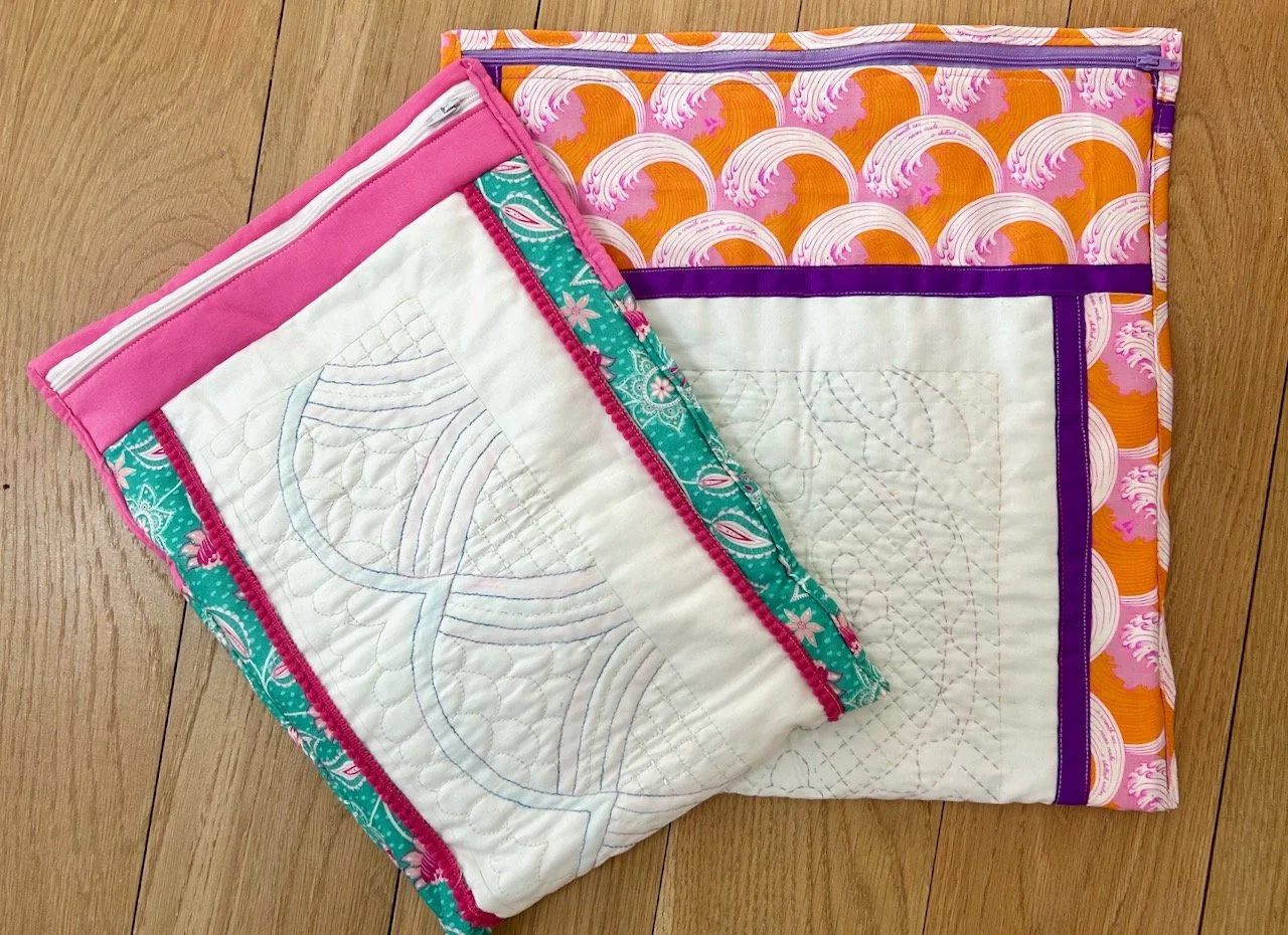 Putting mum's embroidery to use