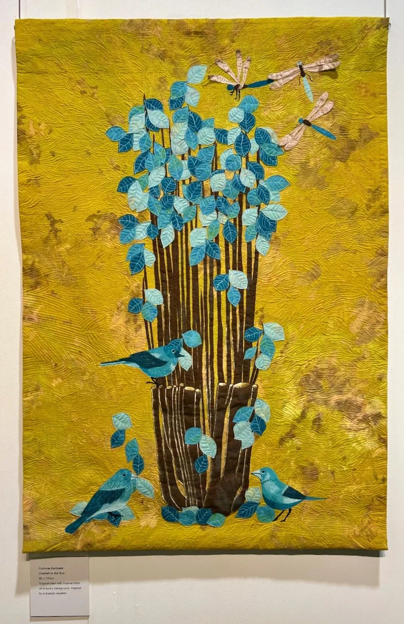 Colour Relationships gallery by Colorminds at the Festival of Quilts 2025