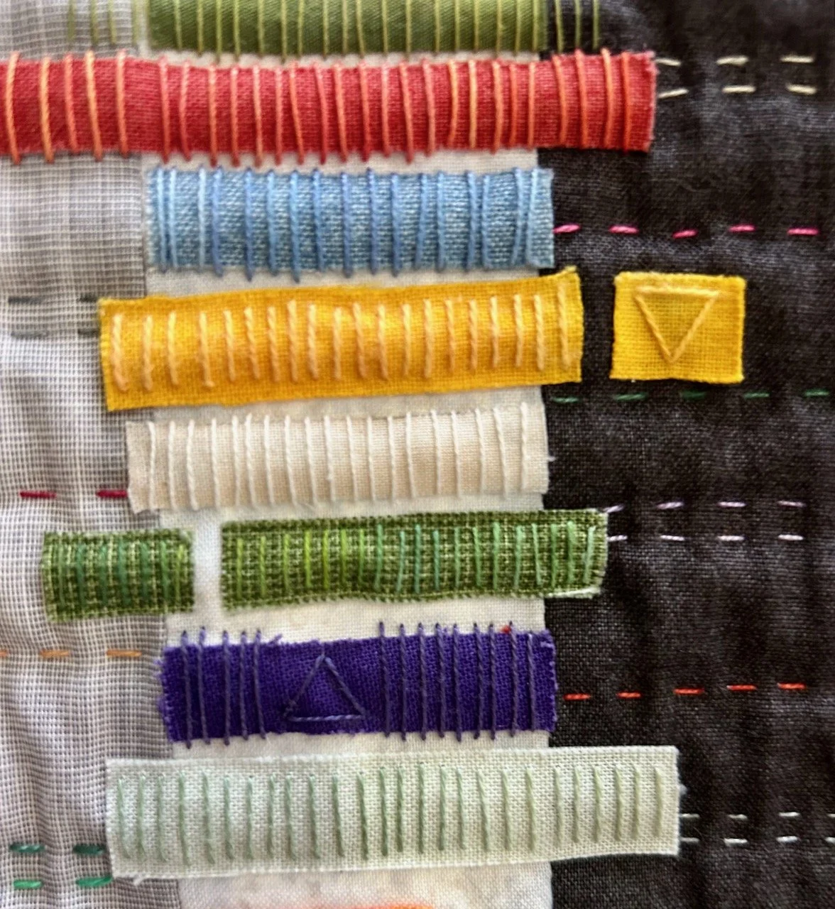 A quilting triangle challenge