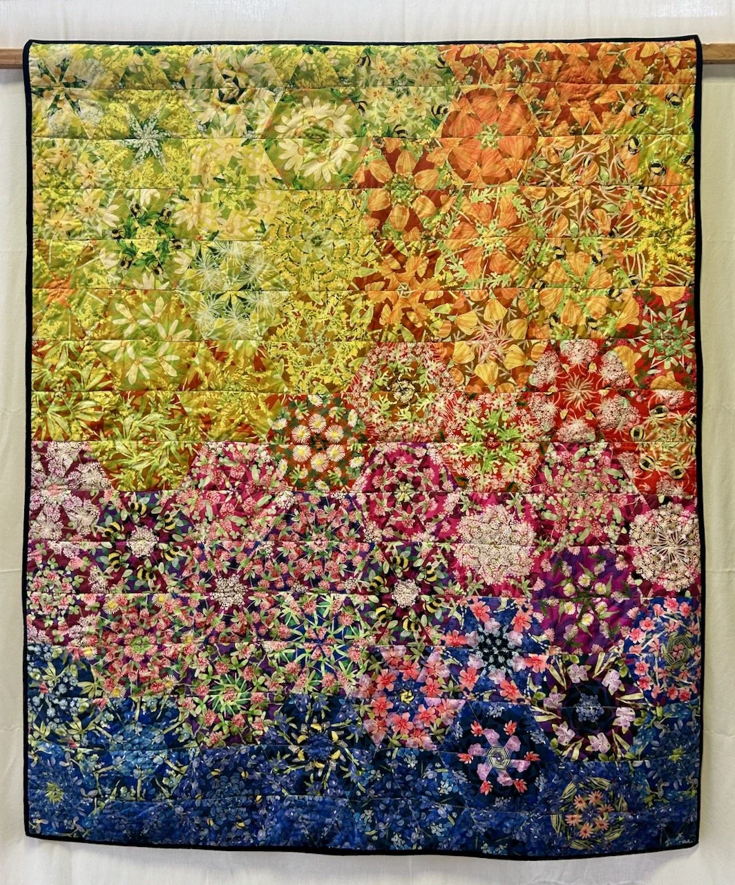 WILD BLOSSOMS OBW, SUE JENNINGS AT THE NEWARK QUILT SHOW 2026