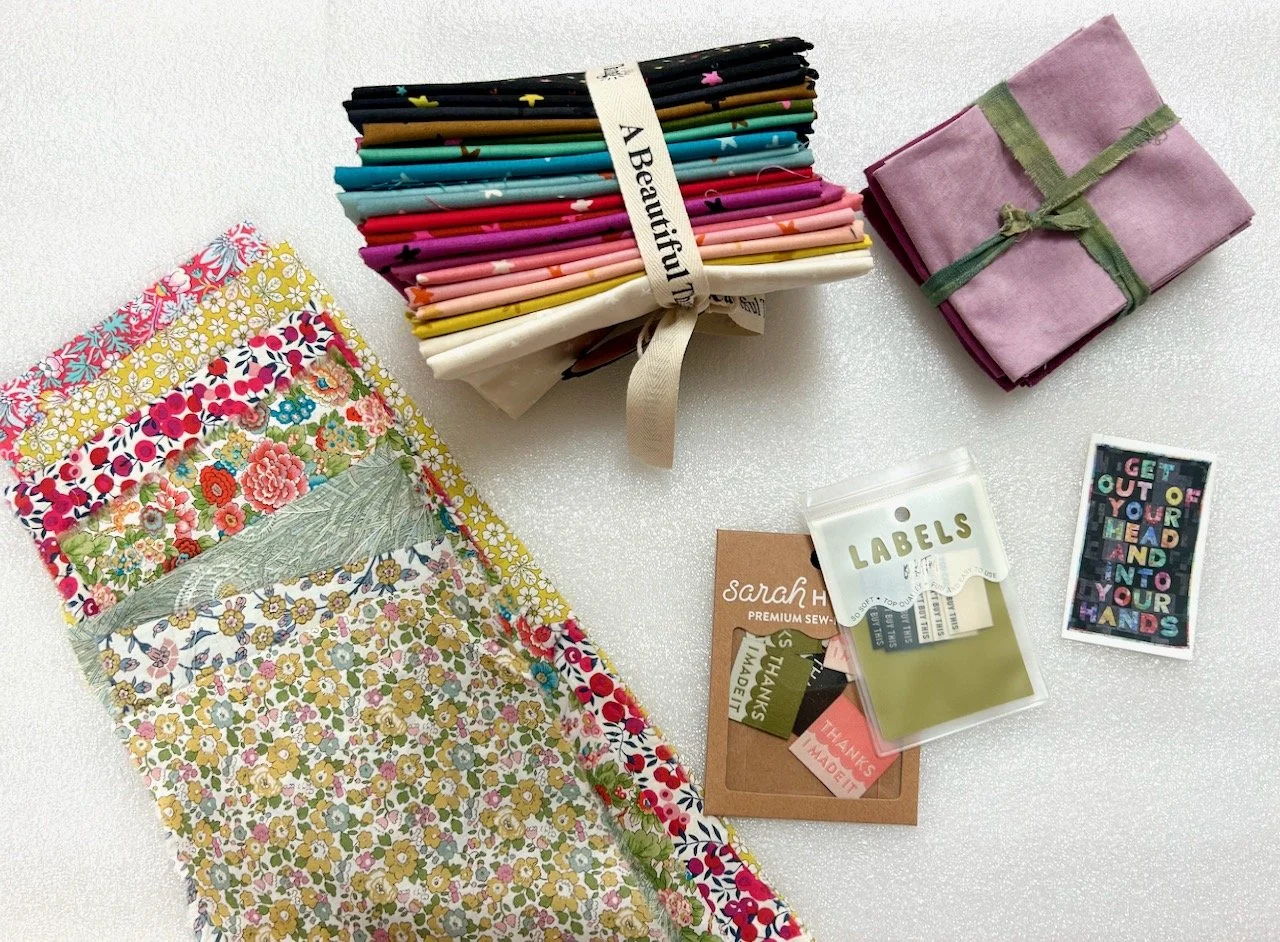 fabric bundles and labels