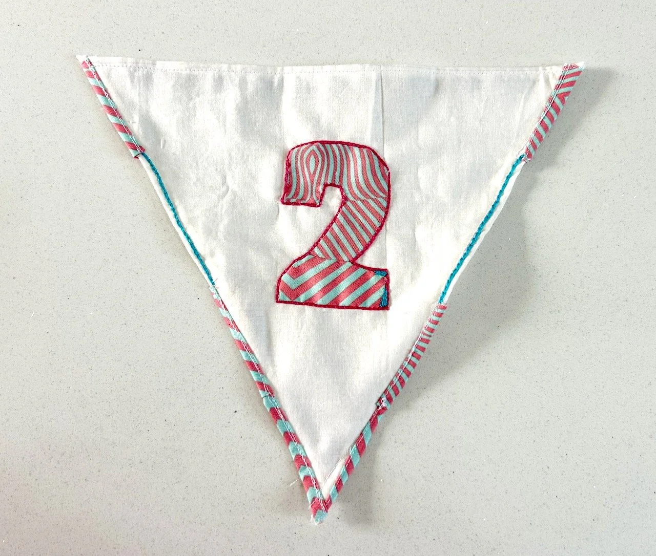 A 2 for dad's birthday bunting - 92 this month