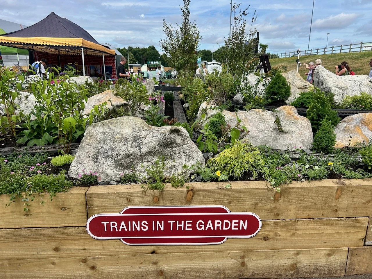 TRAINS IN THE GARDEN, SUPPORTING GREENFINGERS CHARITY, ANDREW CHRISTIE - GARDENERS' WORLD LIVE 2026