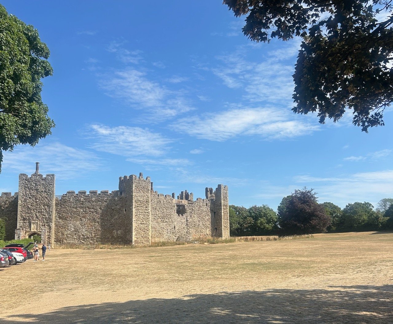 the infamous castle on the hill at framlingham
