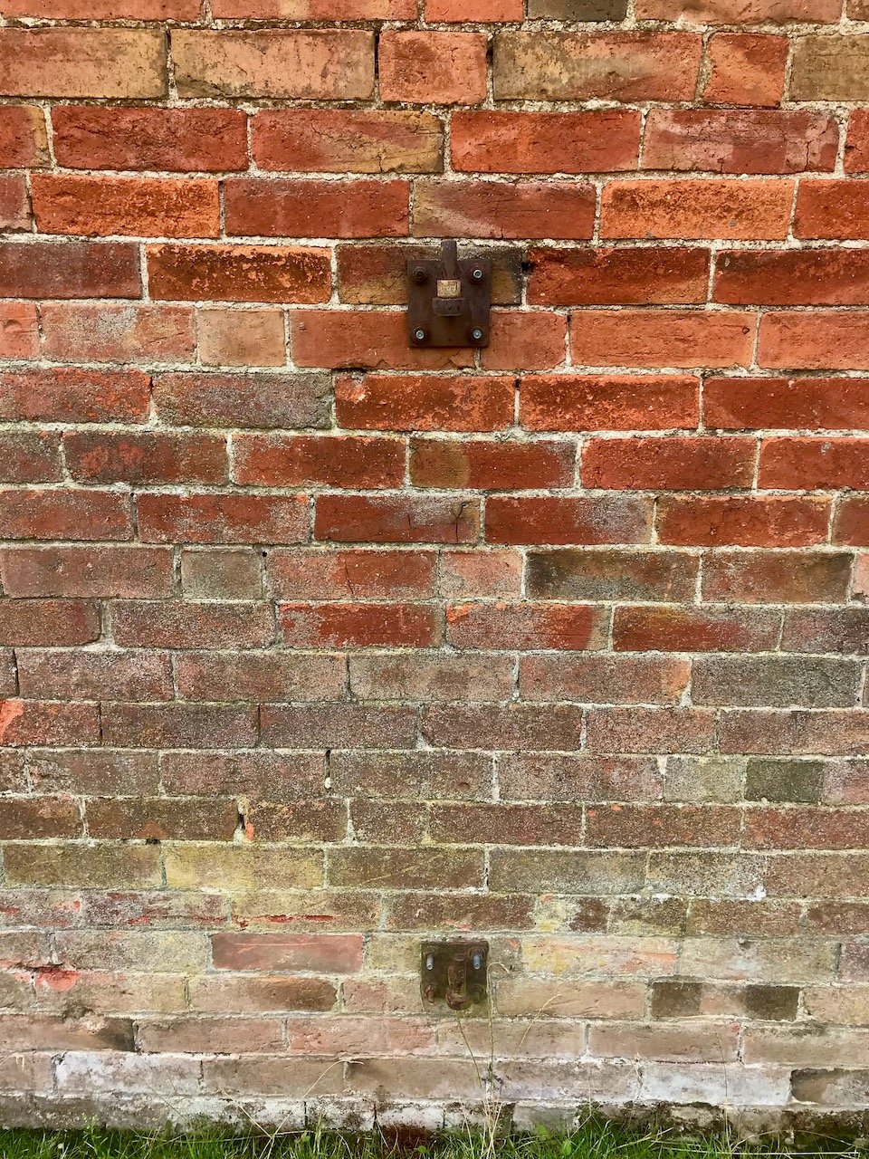 Old fixings for a gate in the old farm wall