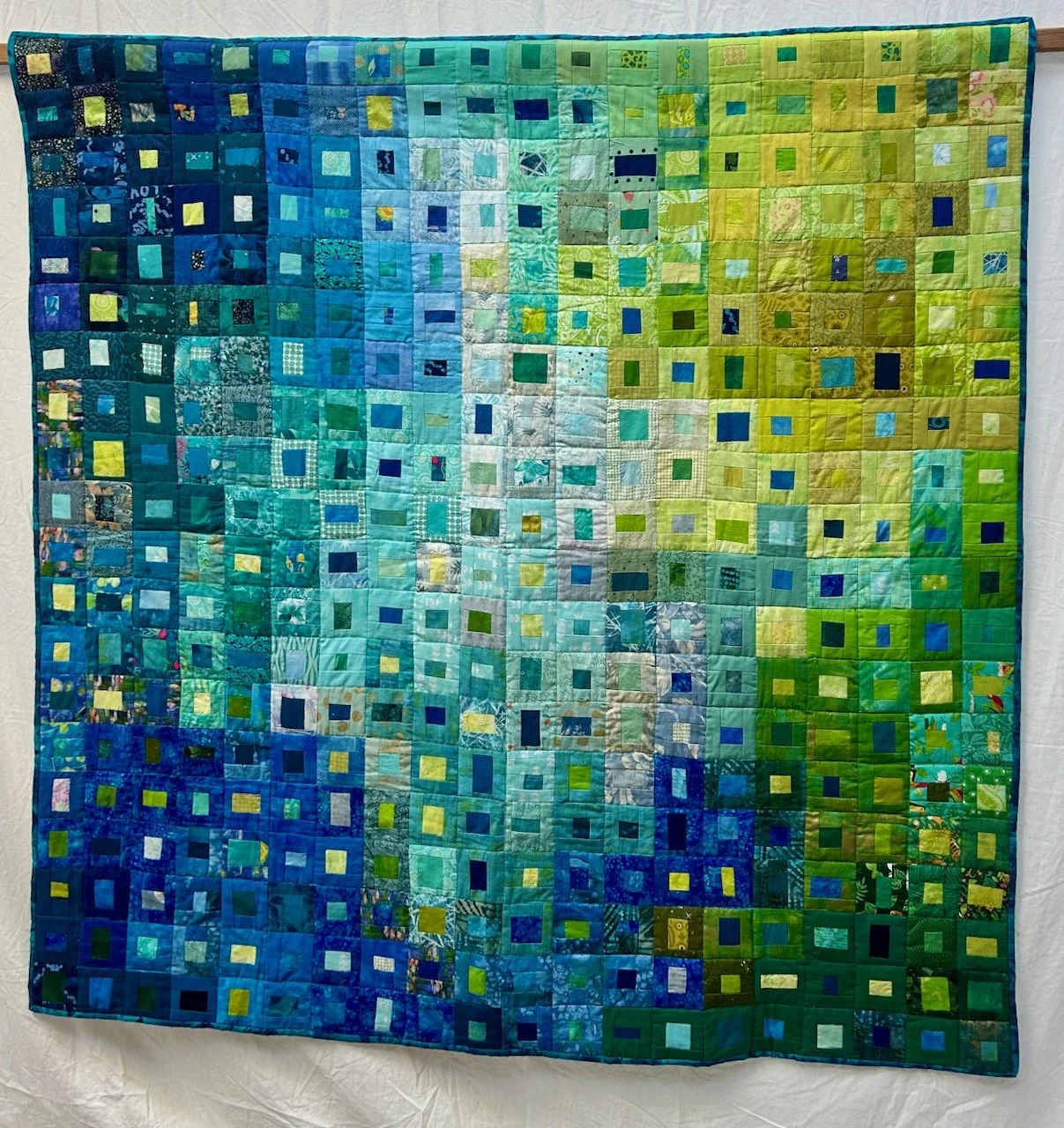 WATERLILLIES COLOURWASH, SUE JENNINGS AT THE NEWARK QUILT SHOW 2026