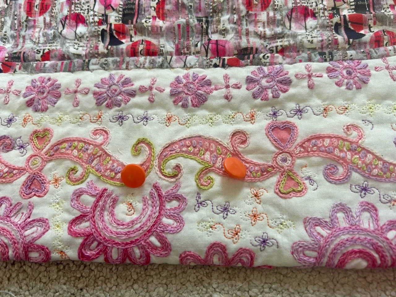 And the subsequent placement for the poppers on the inside