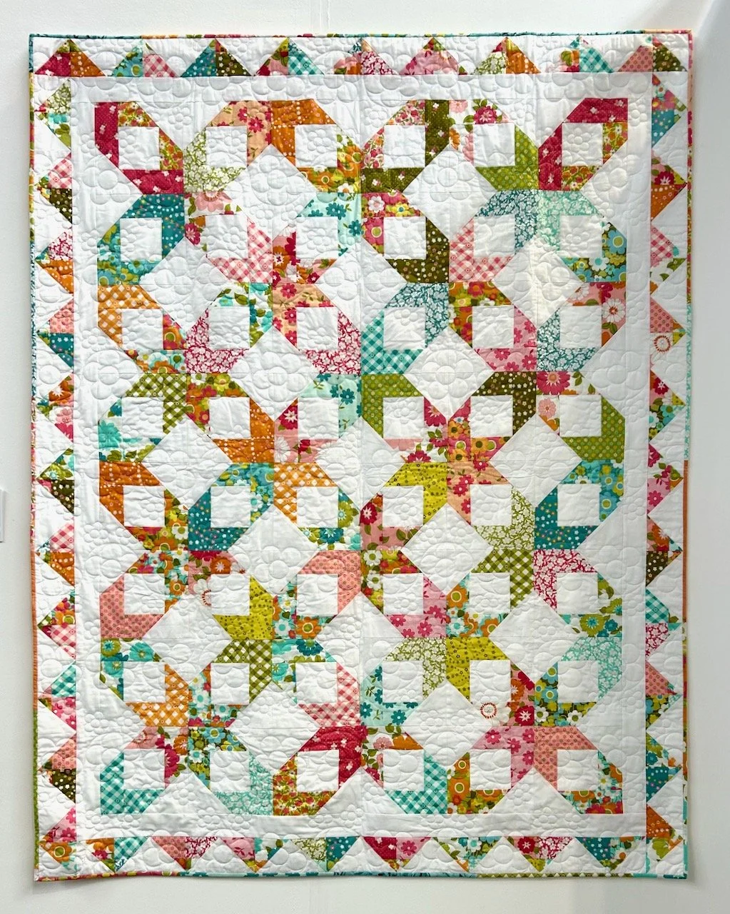 FLOWER POWER, MELISSA ATCHISON - FESTIVAL OF QUILTS 2025
