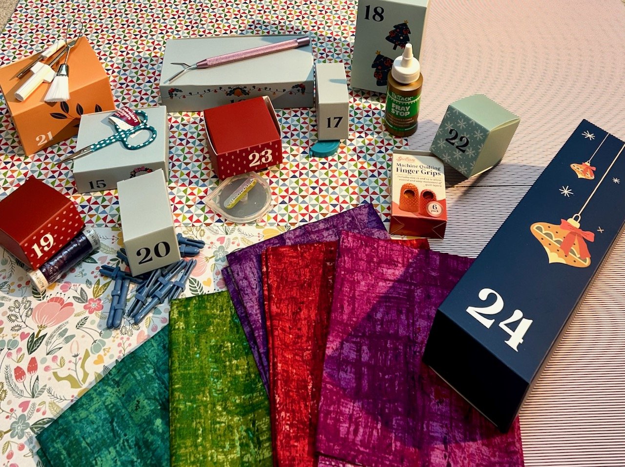 MORRIS WORKS QUILT SHOP ADVENT CALENDAR DAYS 15-24