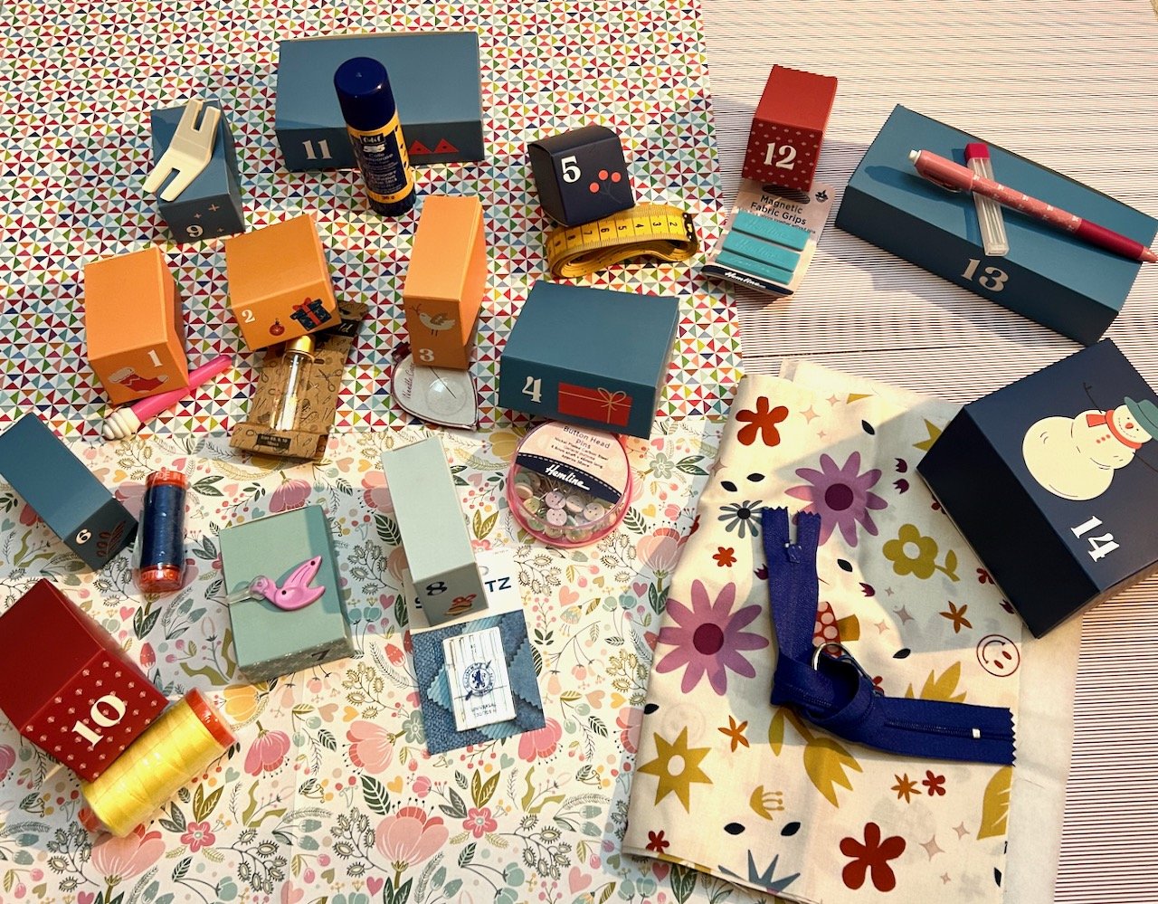 MORRIS WORKS QUILT SHOP ADVENT CALENDAR DAYS 1-14